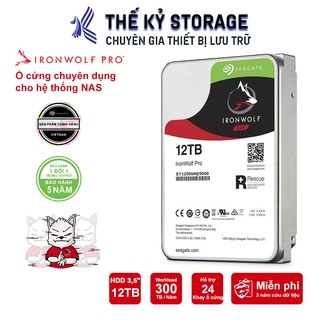 Ổ cứng HDD Seagate IronWolf Pro 12TB - chuyên dụng cho NAS