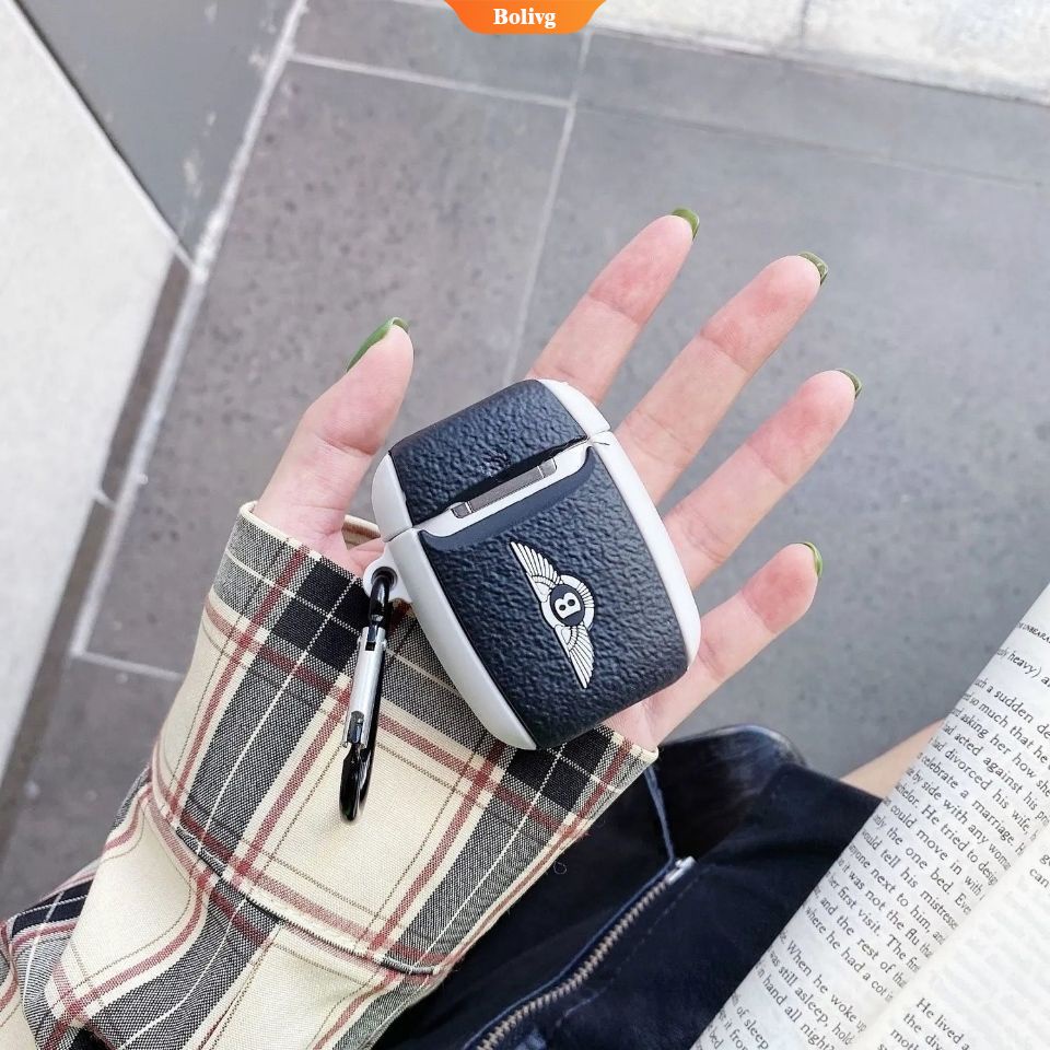 Vỏ Bảo Vệ Hộp Sạc Tai Nghe Bentley Bằng Silicone Chống Rơi | Ô Liu |