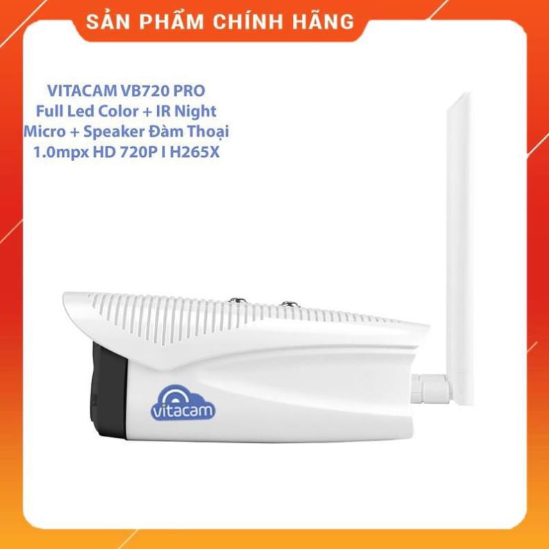 [FreeShip]  Camera Vitacam VB720 Pro ngoài trời đàm thoại 2 chiều vb720 pro có màu ban đêm