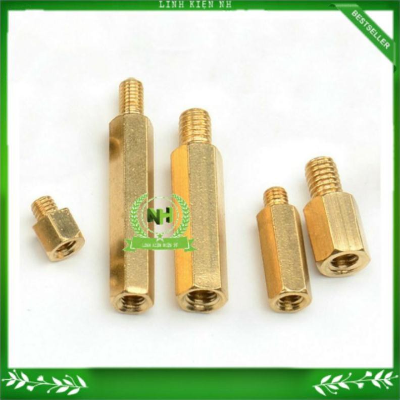 10 CHIẾC CỌC ĐỒNG LỤC GIÁC M3*6 ĐỰC/ CÁI Loại Tốt