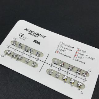 Niềng răng chỉnh nha nha khoa Mini Roth 0.022 với khe 5X5 và móc 345