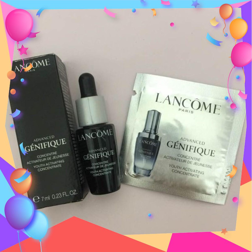 [Auth 100%] Tinh chất trẻ hóa toàn diện Lancome Advanced Génifique combo 10 gói | chai mini | BigBuy360 - bigbuy360.vn