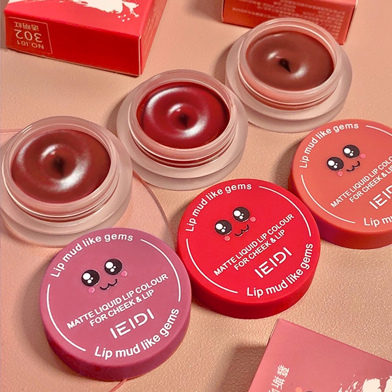 Son IEIDI 25g mini nhỏ gọn đóng hộp dễ thương lâu trôi dành cho học sinh bạn nữ | BigBuy360 - bigbuy360.vn