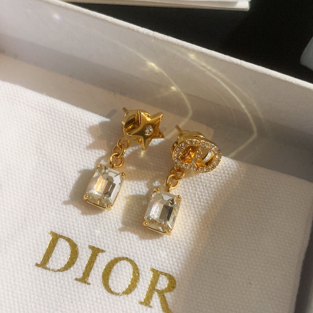 Dors CD bông tai nữ ngọc trai khuyên tai dài