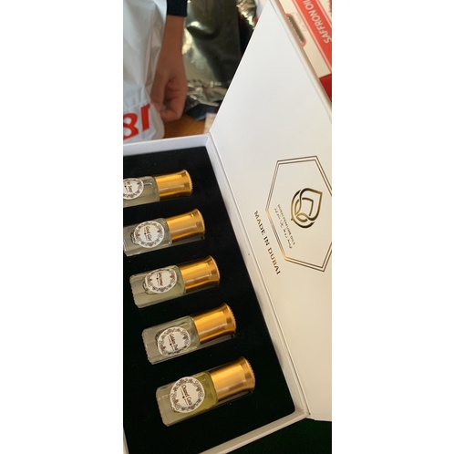 Sét lăn tinh dầu Dubai Angle concentrated Parfume cao cấp 5 mùi cả nam và nữ 25 ml