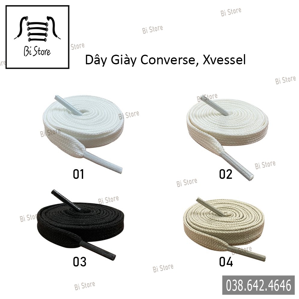 Dây giày Converse 1970s, Xvessel, MLB dẫm gót cổ cao + cổ ngắn (kèm clip, ảnh chụp thật)