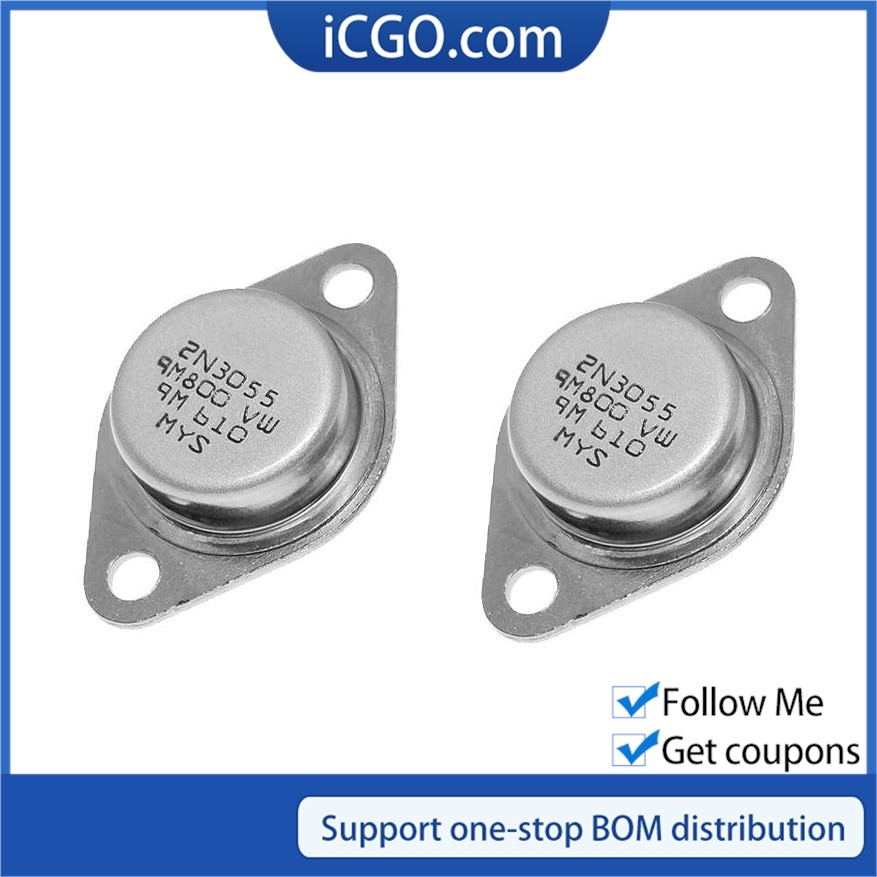 5 Chiếc Transistor 2N3055 TO-3 15A 60V NPN AF Amp Âm Thanh Nguồn IC Mới