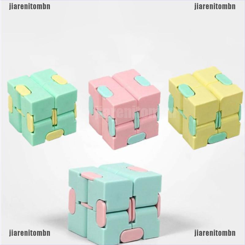 {jiarenitombn}1pc Children Adult Decompression Toy Infinity Magic Cube Square Puzzle Toys