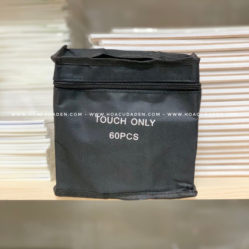[DA ĐEN] Túi Vải Đen Đựng Marker Touch 30/40/60/80