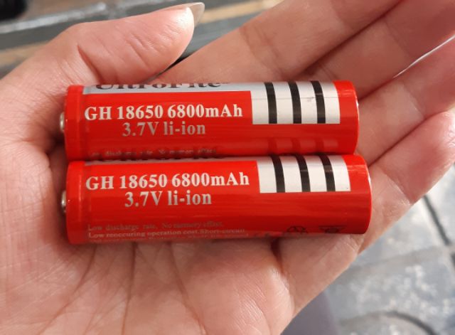 1 Viên Pin Sạc 18650 6800mAh Li-ion 3.7V