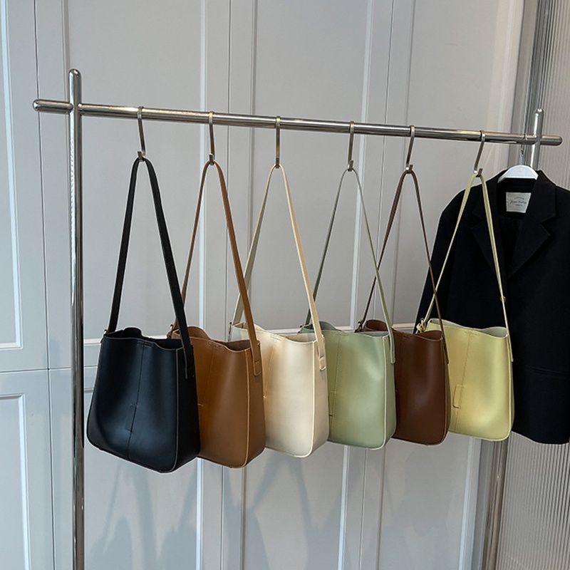 Túi Đeo Vai Màu Sắc Đơn Giản Phong Cách Hàn Quốc Cho Nữ