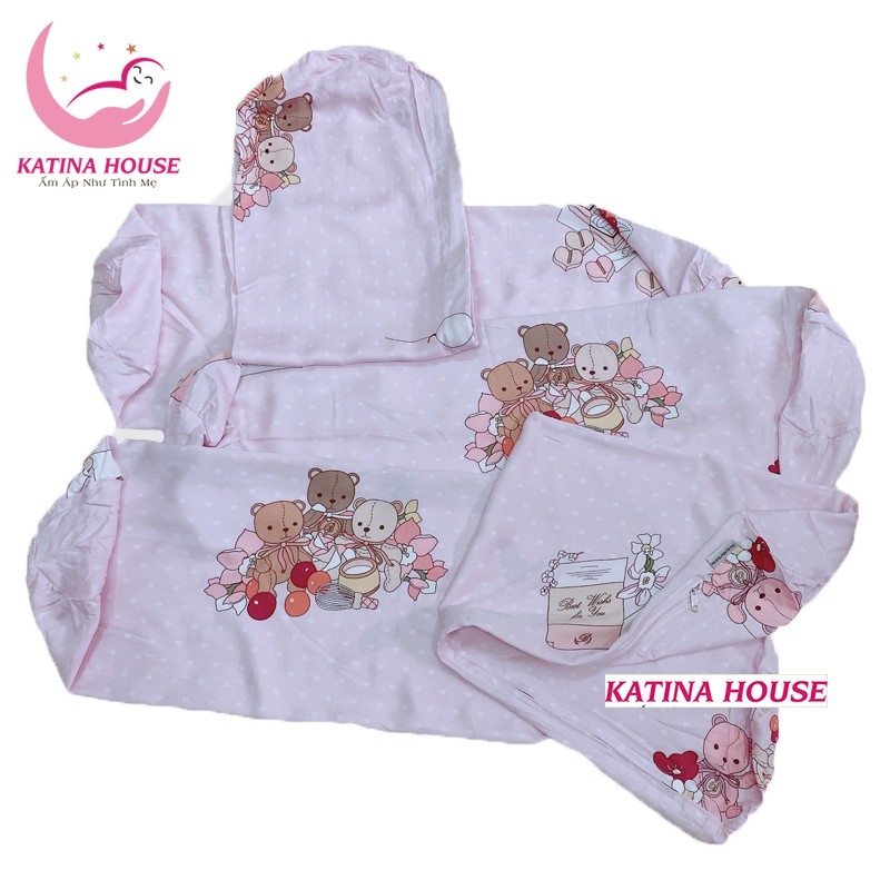 Vỏ áo gối ôm cho bé dài 70-90cm, vải tencel mềm mát họa tiết ngộ nghĩnh đáng yêu | BigBuy360 - bigbuy360.vn