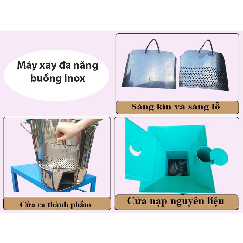 Máy xay đa năng inox - Nông Nghiệp Bình Minh. K.Sơn