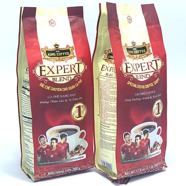 King coffee Expert Blend pha phin túi 500g loại 1 chuyên dùng cho quán Cafe