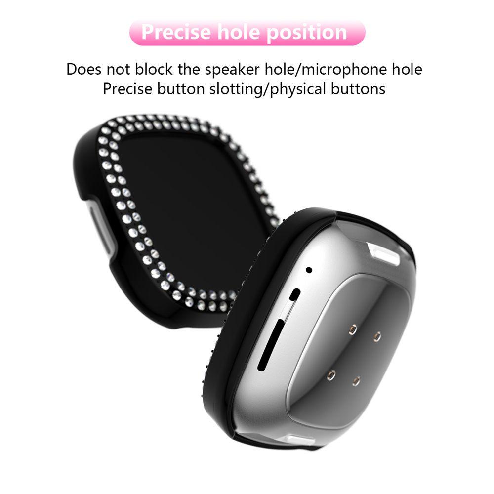 Khung Bảo Vệ Hai Hàng Nút Bấm Thay Thế Cho Đồng Hồ Thông Minh Fitbit Sense / Versa 3
