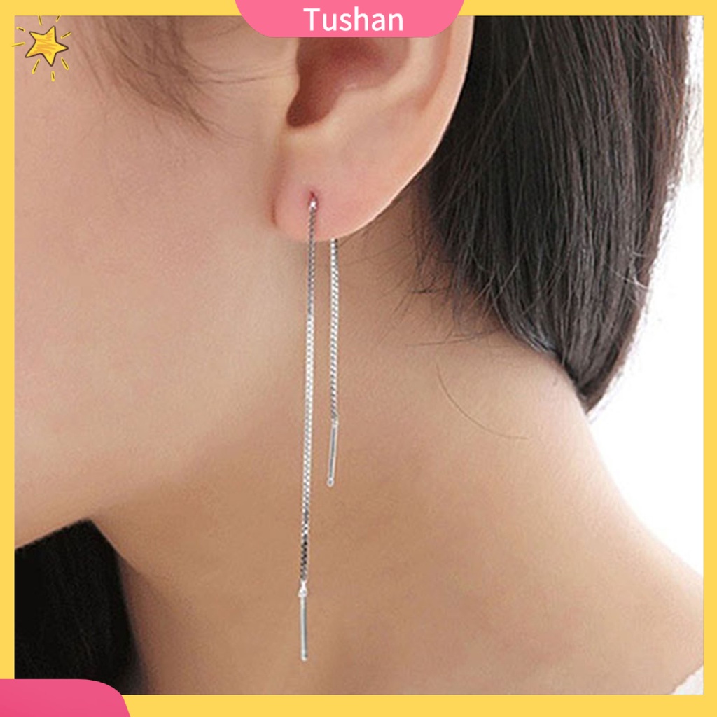 Đôi khuyên tai dáng dài phong cách Hàn Quốc thời trang cho nữ
