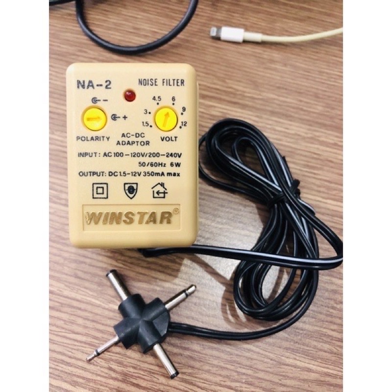 Ổn áp NA-2 NA-3 Cục sạc adapter Winstar chuyển đổi dành cho máy phun xăm