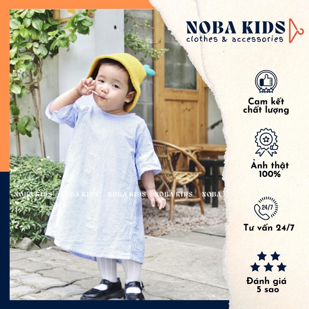 Váy Xinh Cho Bé Gái Váy Babydoll Cho Bé Váy Mùa Hè Cho Bé Gái - Noba Kids