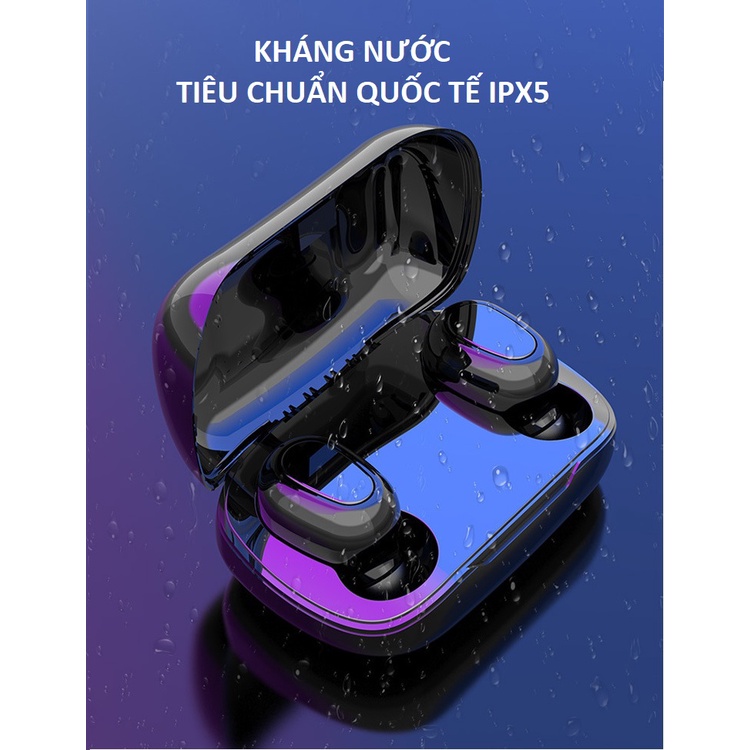 Tai nghe Bluetooth 5.0 L21 Pro bản Quốc Tế âm thanh vòm 9D, Tai nghe không dây TWS