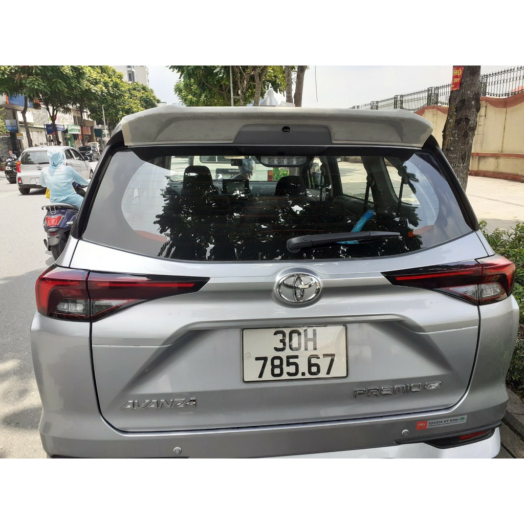 Cánh lướt gió, đuôi gió thể thao xe Xe Toyota Veloz, Avanza 2021 2022 2023- Hàng Mộc Chưa Sơn Tặng kèm keo dính