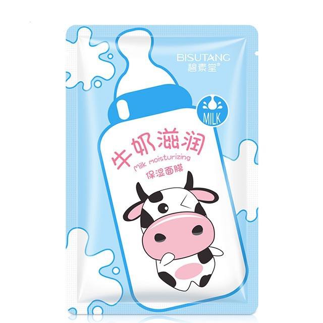 MẶT NẠ TINH CHẤT SỮA BÒ TƯƠI MILK MOISTURIZING MASK BISUTANG