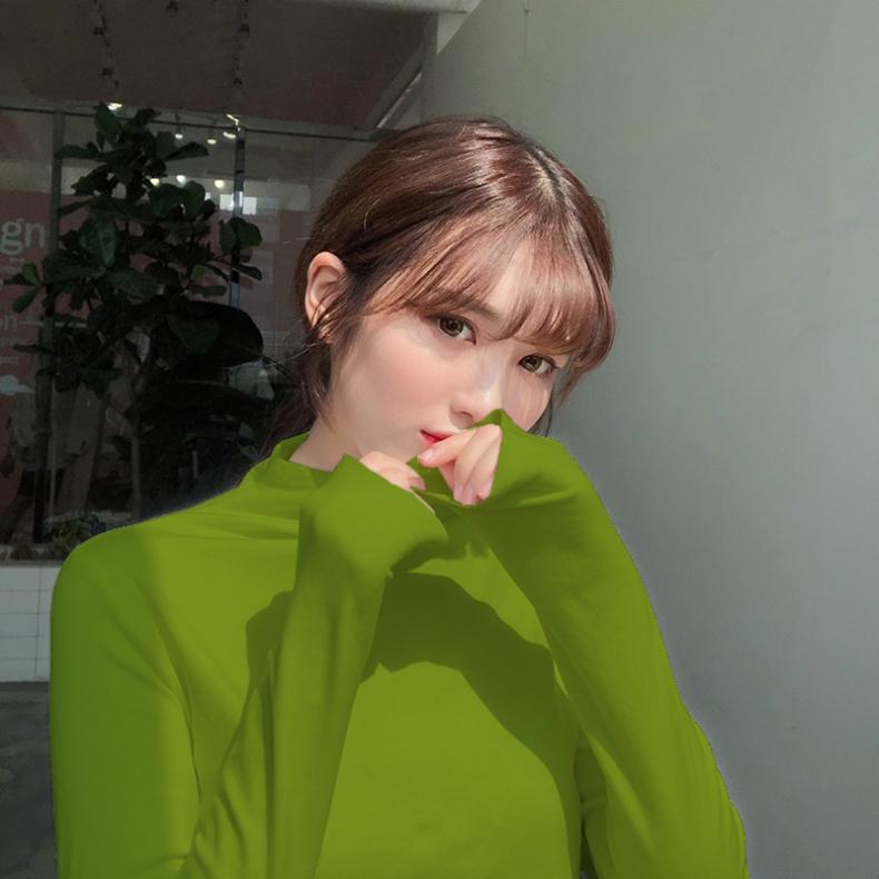 Áo Thun Dài Tay Cổ Lọ Phong Cách Hàn Quốc | BigBuy360 - bigbuy360.vn