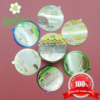 [200 cái - MÀNG SEAL NHÔM] MÀNG SEAL SỮA CHUA dễ xé kích thước 54 mm tay cầm ( hũ nhưa PE)