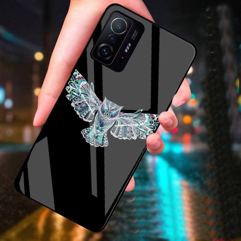 Ốp Lưng XIAOMI 11T 5G, 11T PRO 5G mặt kính cường lực cao cấp thiết kế riêng