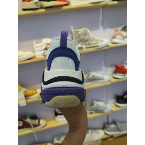Full Box -  Giày Balenciaga trắng tím  lỗi 1 đổi 1