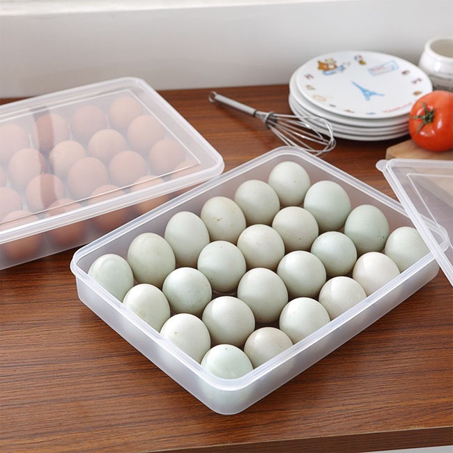 Khay đựng trứng nhựa 24 quả tiện lợi để tủ lạnh