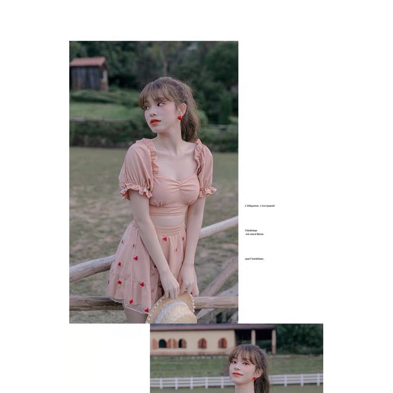 Bikini Đồ Bơi Nữ Quảng Châu Dạng Váy Kèm Quần Có Mút Ngực Và Quần Sexy Kín Đáo Xịn Đẹp K4-B6 | BigBuy360 - bigbuy360.vn