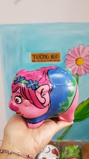 Heo đất handmade - quỷ lùn poppy