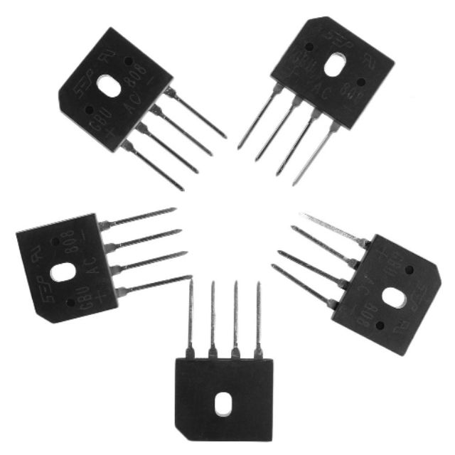 Cầu diode chỉnh lưu 4 chân các loại từ 2A-10A