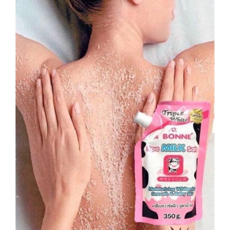 Muối tắm sữa bò tẩy tế bào toàn thân A Bonne Spa Milk Salt 350g