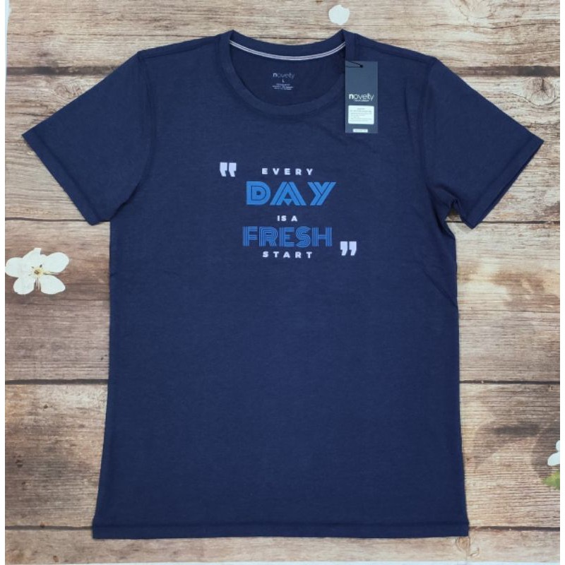 Áo thun cổ tròn nam Novelty