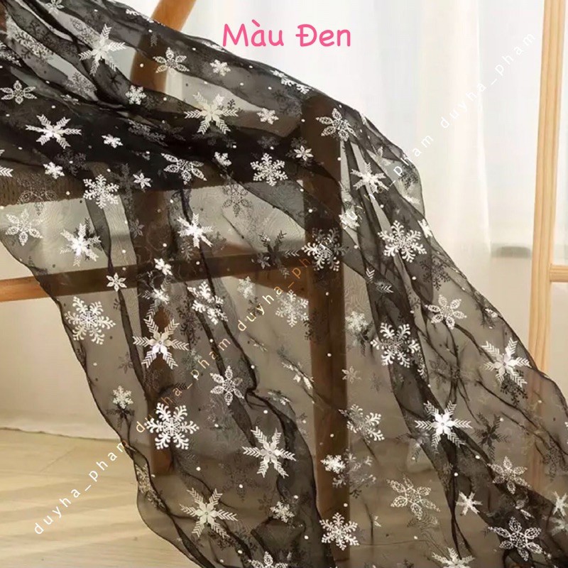 ☃️VẢI LƯỚI BÔNG TUYẾT XINH XẮN☃️