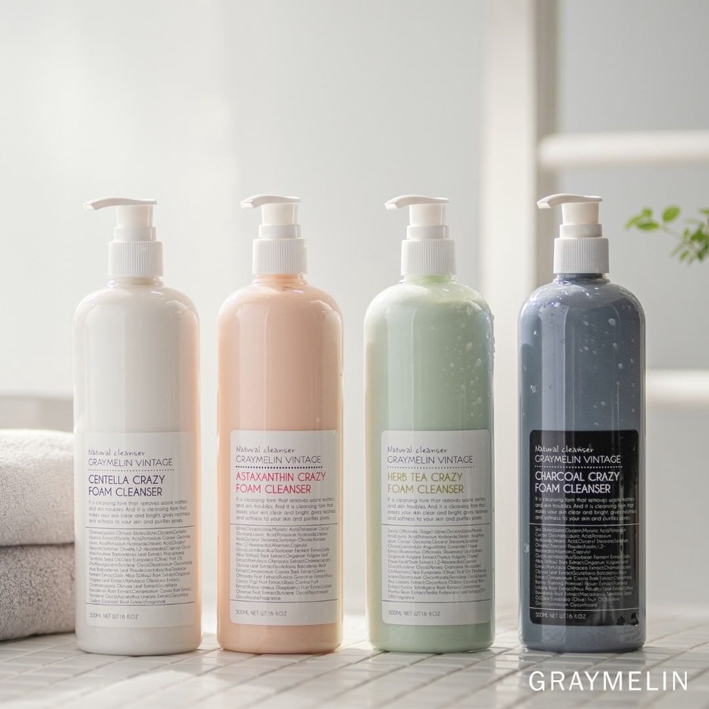 Sữa rửa mặt tạo bọt Graymelin Crazy Foam Cleaser