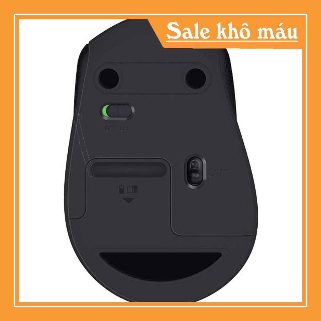 Chuột không dây M330 (Xả Kho) Chuột logitech giá rẻ với USB nhận tín hiệu 2.4GHz dùng trong nhà.CM5 .c