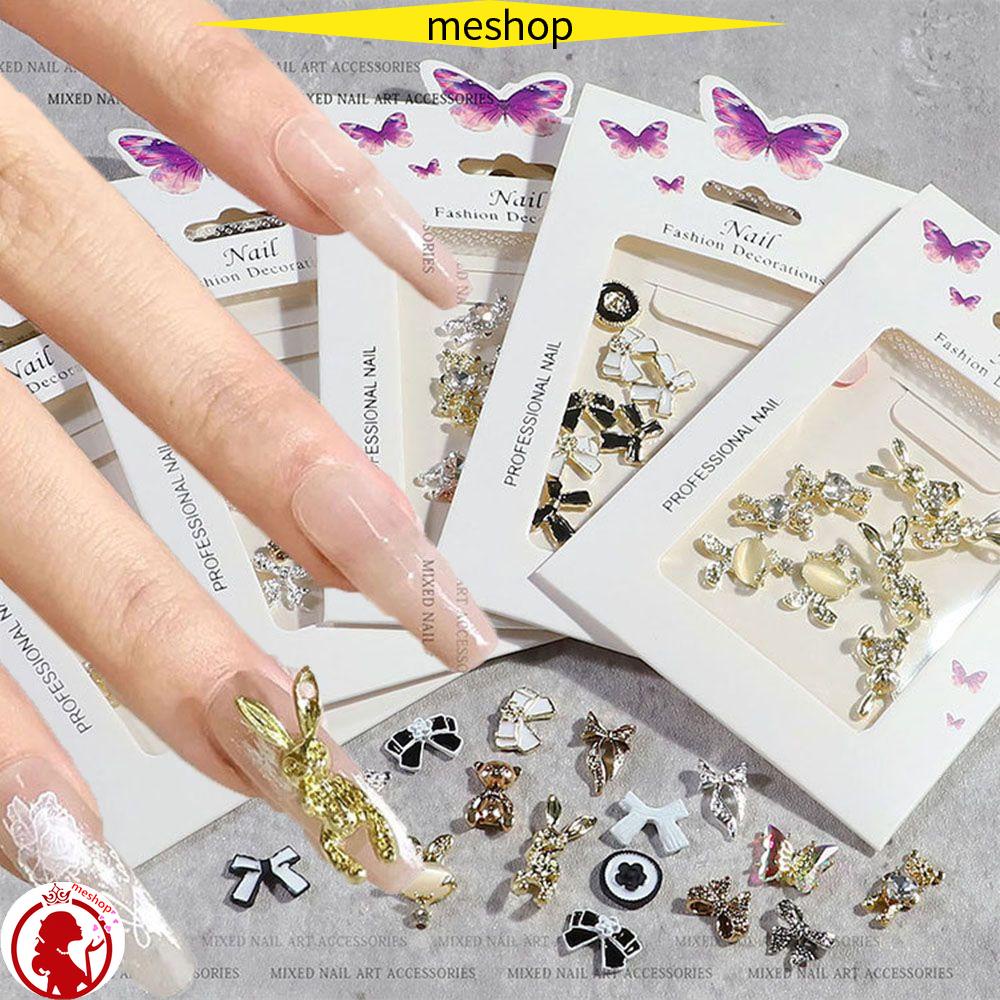 1 Túi Hạt Kim Loại Trang Trí Móng Tay Nghệ Thuật Nhật Bản