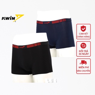 Quần lót nam Boxer Kwin chất liệu cotton thiên nhiên mềm mịn, thoáng khí, co giãn thoải mái KC12