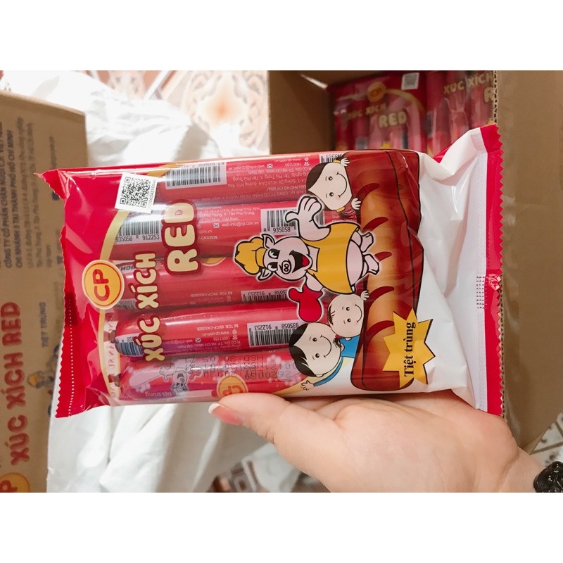 xúc xích Red tiệt trùng CP bịch 5 cây(200g)