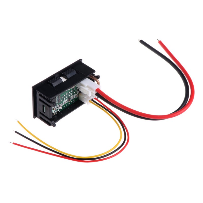 Đồng hồ vôn kế kỹ thuật số DC 4Bit 100V 10A chuyên dụng
