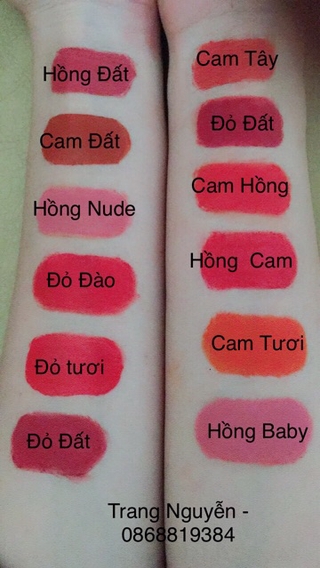 Son giá sỉ 21 cây son kem
