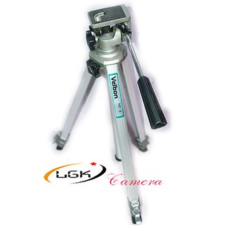 [MỚI 90%] Chân Máy Ảnh Quay Phim Tripod Velbon HE-3 Nội Địa Nhật Bản