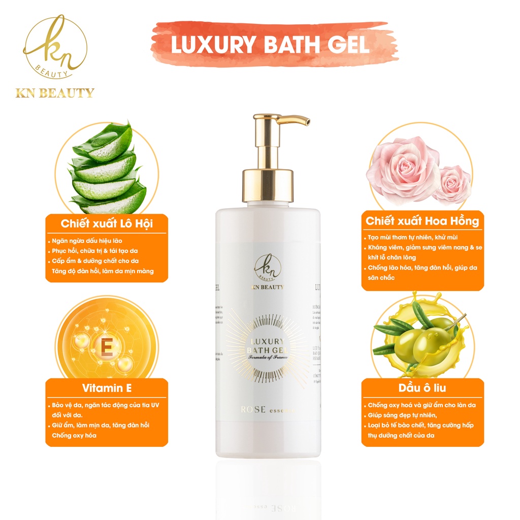 Sữa tắm toàn thân KN Beauty Luxury Bath Gel size mini