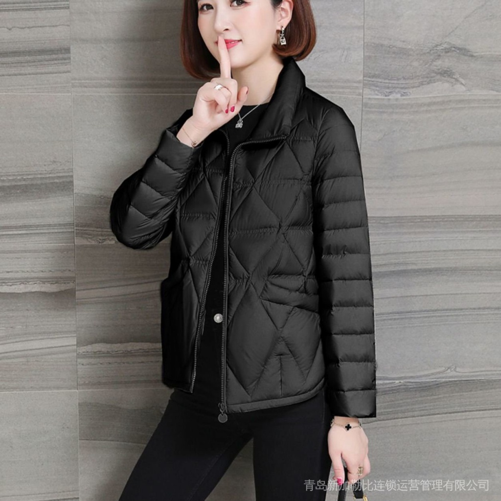 Áo Khoác Phao Dáng Ngắn Siêu Nhẹ Thời Trang Mùa Đông Cho Nữ 2022