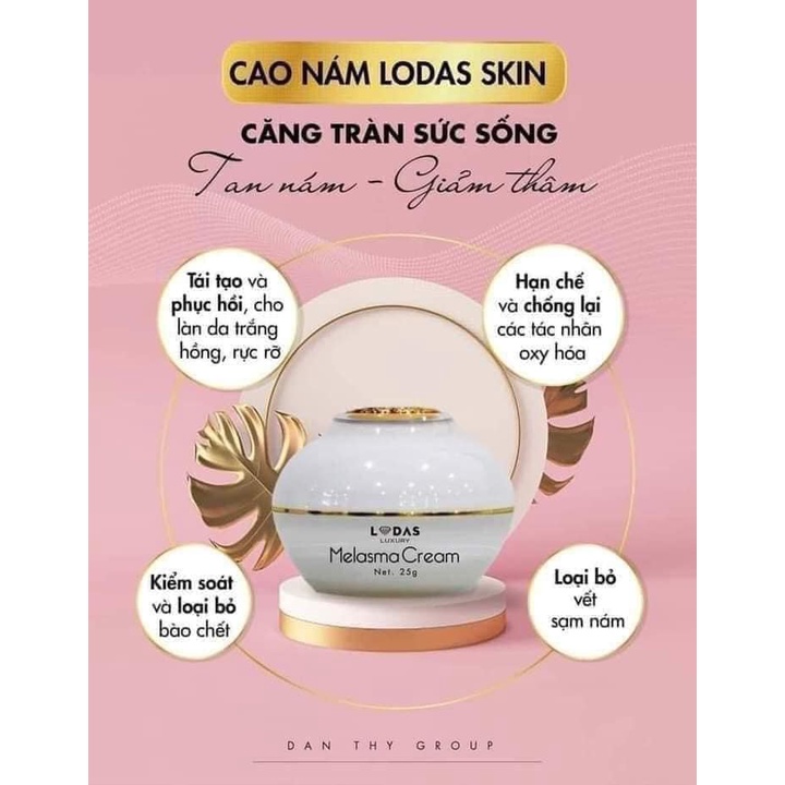 Cao nám hoa hồng Lodas cream Đan Thy