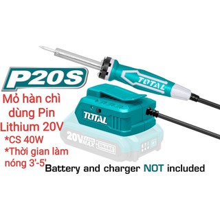 BODY MÁY HÀN CHÌ DÙNG PIN 20V TOTAL TSILI2001 [CHÍNH HÃNG]