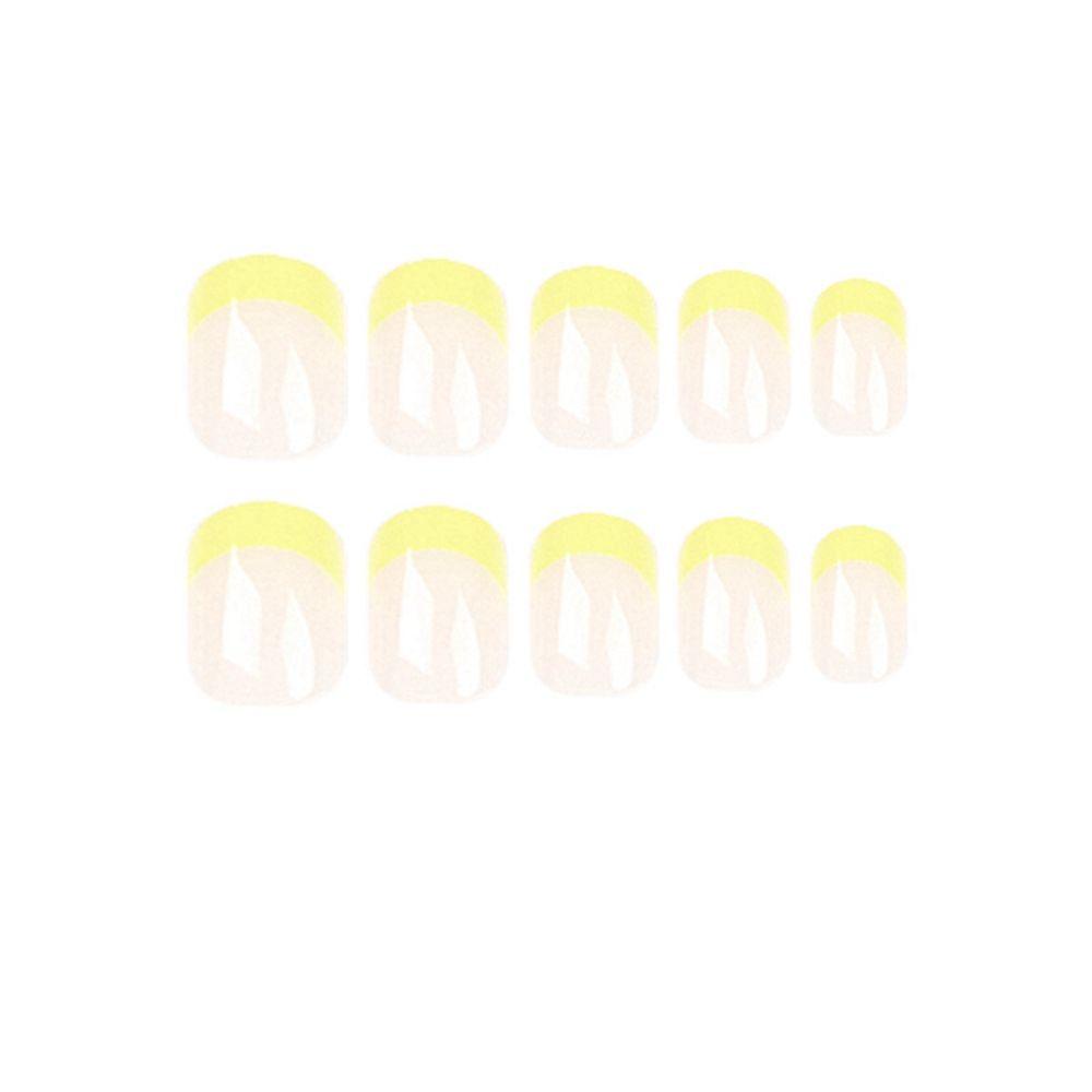 OKDEALS Bộ 24 Móng Tay Giả Đầu Tròn / Vuông Che Phủ Toàn Diện Tháo Rời Được