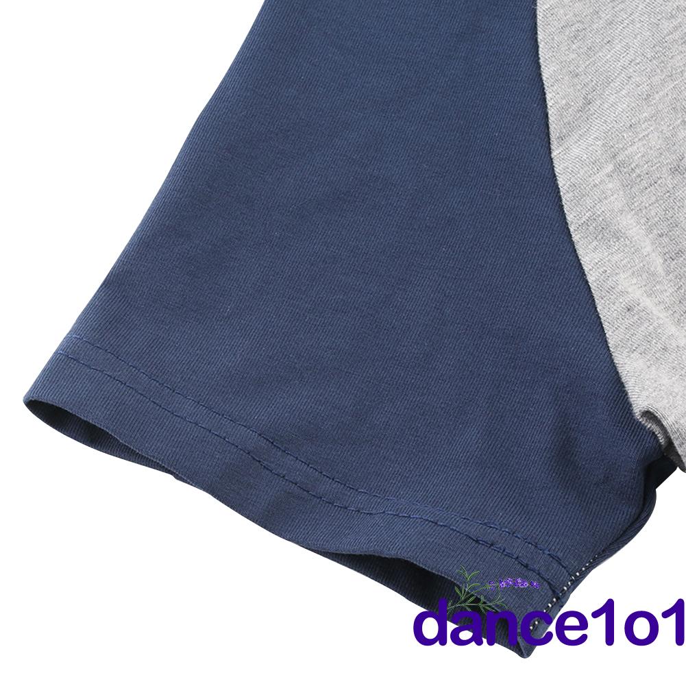 Áo Thun Croptop Cổ Tròn Phối Màu In Chữ Thời Trang Cho Nữ